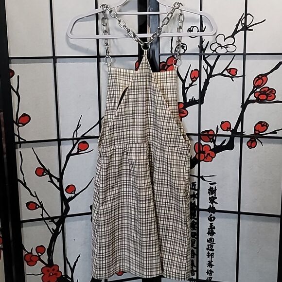 The Ragged Priest Check Chain Dress, Size Small, Detachable Front Straps - Picture 5 of 9